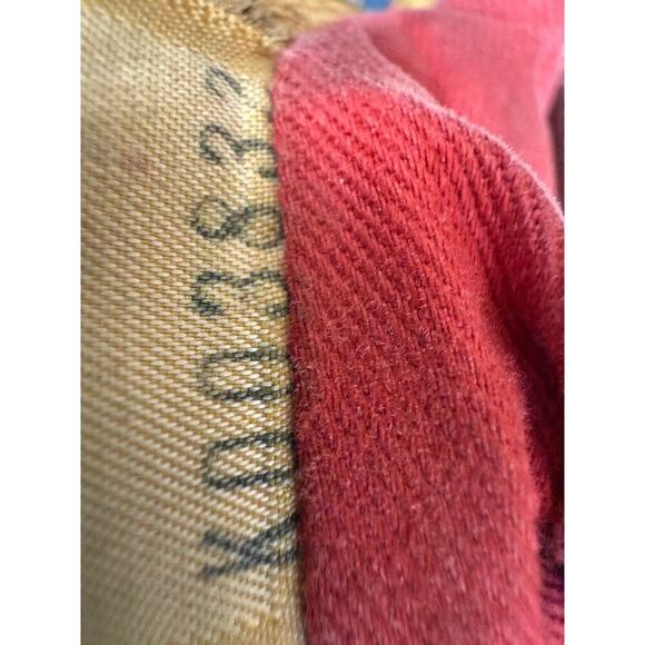 VTGDooney & Bourke Monogram Logo Shoulder Bag Matching Pouch Navy Canvas Leather - Picture 12 of 15